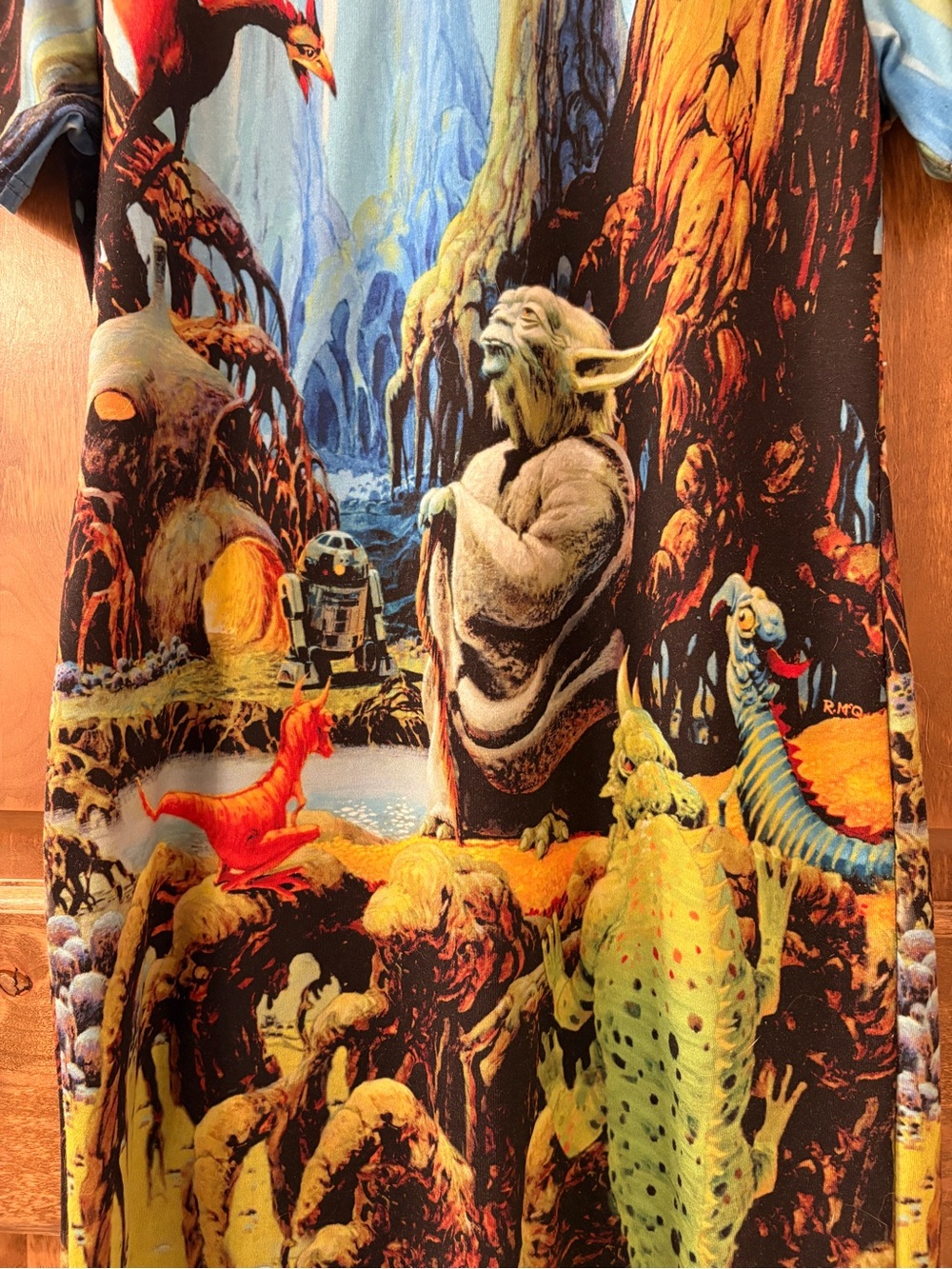 BlackMilk Star Wars Dagobah Evil Tee Dress - Picture 7 of 8